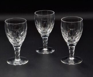 LOT 173 (32199) Est R300 to R600 - 5 x Stuart Crystal Canon pattern Port  Wine Glasses
