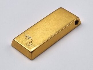 LOT 305 (329514) Est R100 to R300 - A Novelty Ladies SA Gold Company Gold-plated Ingot Pendant