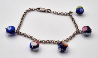 LOT 348 (33081) Est R100 to R300 - An Italian Silver Child's Fine O-link Bracelet