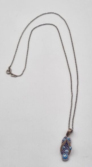 LOT 361 (33081) Est R300 to R600 - A Turkish  Ladies Sterling Silver Fine-link Neck Chain