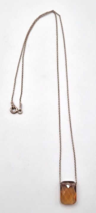 LOT 396 (33081) Est R300 to R600 - A Turkish Sterling Silver Fine-link Neck Chain