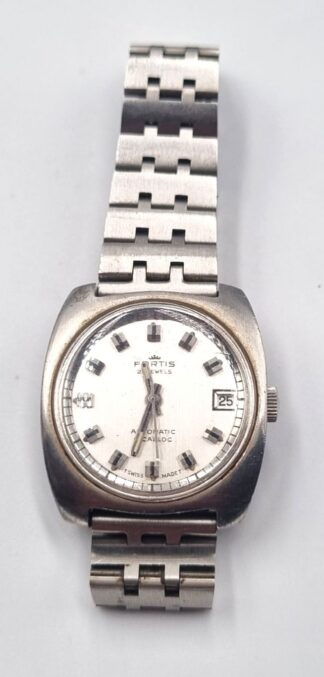 LOT 410 (3295941) Est R800 to R1600 - A Vintage Unisex Swiss-made Fortis Automatic Incabloc 21 Jewels  Dress Wristwatch circa 1970s