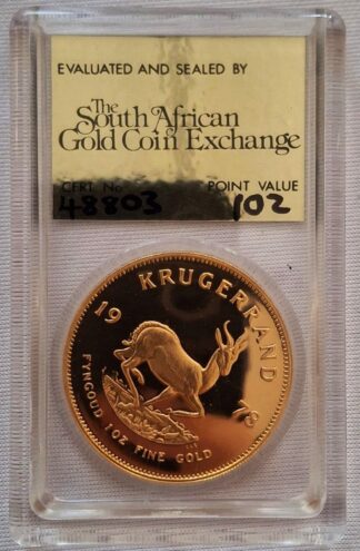LOT 444 (N17) Est R60000 to R80000 - 1 x 1978 South African Krugerrand