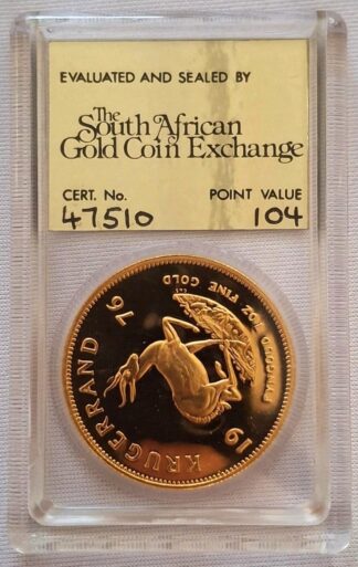 LOT 443 (N16) Est R60000 to R80000 - 1 x 1976 South African Krugerrand