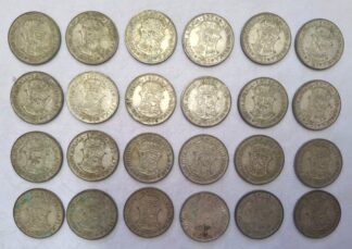 LOT 449 (N22) Est R30000 to R45000 - 176 x 1955 South African 2½ Shilling Coins