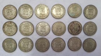 LOT 451 (N24) Est R15000 to R25000 - 92 x 1957 South African 2½ Shilling Coins