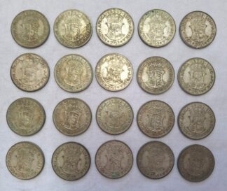 LOT 446 (N19) Est R25000 to R35000 - 103 x 1951 South African 2½ Shilling Coins
