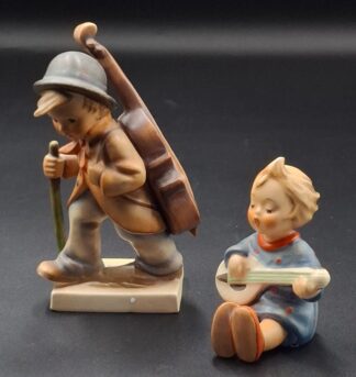 LOT 110 (3293514/43) Est R300 to R600 - A West German W. Goebel M.I. Hummel porcelain figurine, Joyful (Frohsinn)