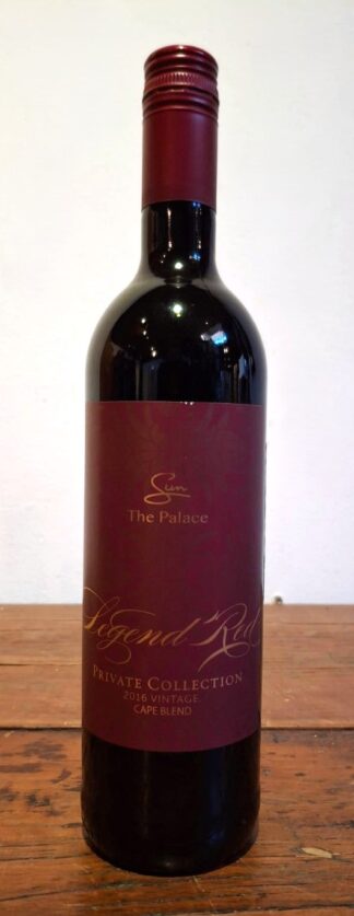 LOT 279 (33053LL5) Est R50 to R150 - 1 x 2016 Sun The Palace Legend Red Private Collection (750ml)