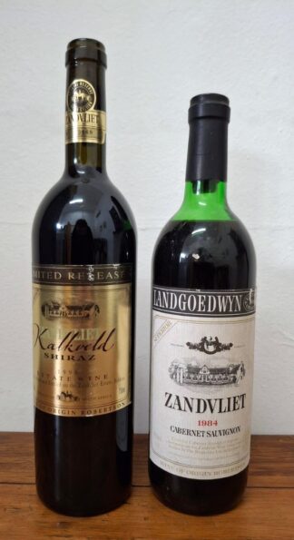 LOT 292 (32799) Est R100 to R300 - 1 x 1998 Zandvliet Kalkveld Shiraz (750ml)