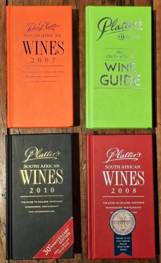 LOT 252 (32941) Est R300 to R600 - A Collection of 17 x Platter's South African Wine Guides