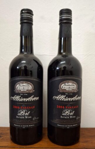LOT 285 (32799L137 / L138) Est R300 to R600 - 2 x 2004 Allesverloren Port (750ml each)