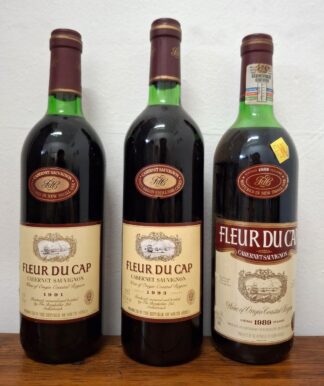 LOT 299 (32799L125) Est R100 to R300 - 1 x 1989 Fleur Du Cap Cabernet Sauvignon (750ml)