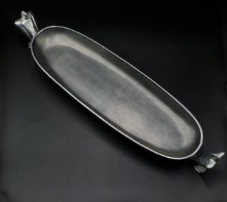 LOT 70 () Est R1000 to R3000 - A Carrol Boyes Cast Aluminimn Canoe Bowl (Serving Platter) (Large) (At Ease)