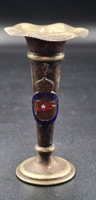 LOT 83 (33064) Est R100 to R300 - An Edwardian EPNS Commemorative White Star Line Specimen Vase