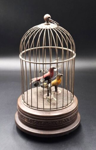 LOT 193 (33163) Est R1000 to R3000 - A Vintage Mechanical Singing Bird Cage Automaton