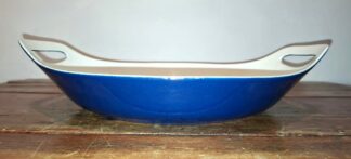 LOT 184 (331) Est R500 to R1500 - A pair of Mid 20th Century Danish Copco Enamelled Cast Iron Handled Gratin Dishes, designed by Michael Lax (American 1929-1999)