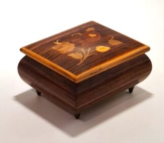 LOT 196 (33181) Est R200 to R400 - A Vintage Swiss-made Rosewood and Veneer Music Box