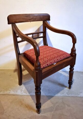 LOT 199 (32961) Est R1000 to R3000 - An Early 20th Century Anglo-Cape Stinkwood Regency-style Armchair