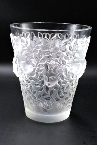 LOT 85 (32951) Est R1000 to R3000 - A Mid 20th Century French Lalique Cristal Silenes Vase