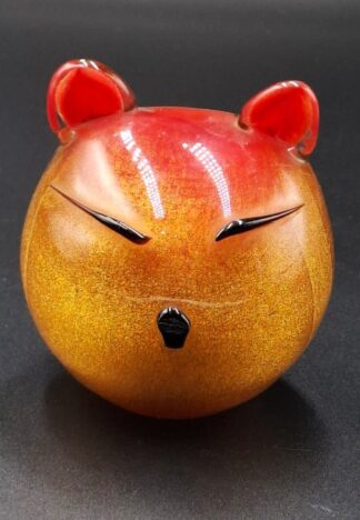 LOT 102 (33181) Est R300 to R600 - A Mid 20th Century Japanese Sommerso Cat Paperweight circa 1960s-1970s