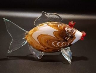 LOT 121 (32964) Est R500 to R1500 - An Italian Murano Free-form Fish Figurine