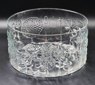 LOT 119 (328076) Est R500 to R1500 - An Arabia Nuutajärvi Wartsila Glass Salad Bowl circa 1960s-1970s, from the Flora series range