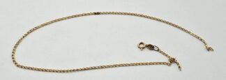 LOT 256 (33174) Est R500 to R1500 - 1 x 9ct Yellow Gold Fine-link Neck Chain