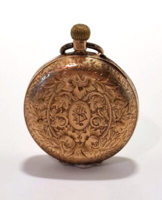 LOT 264 (32980) Est R5000 to R15000 - A Vintage Swiss Ladies 14ct Yellow Gold Cased Hand Wound Pocket Fob Watch