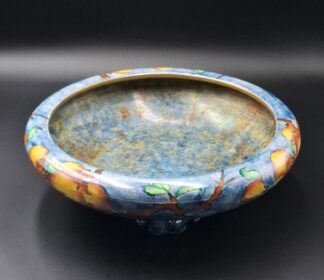 LOT 148 (32974) Est R500 to R1500 - An Early 20th Century English footed Grimwades Stoke-on-Trent Byzanta Ware Footed Lustre Glazed Floater Bowl circa 1920s