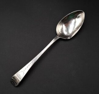 LOT 14 (3295139) Est R800 to R1500 - A George III Silver Old English Bright-cut pattern Table Spoon