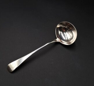 LOT 15 (3295140) Est R800 to R1500 - A George III Silver Old English pattern Sauce Ladle