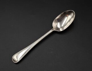 LOT 20 (3295145) Est R600 to R1000 - A Mid-Victorian Silver Bead pattern Dessert Spoon