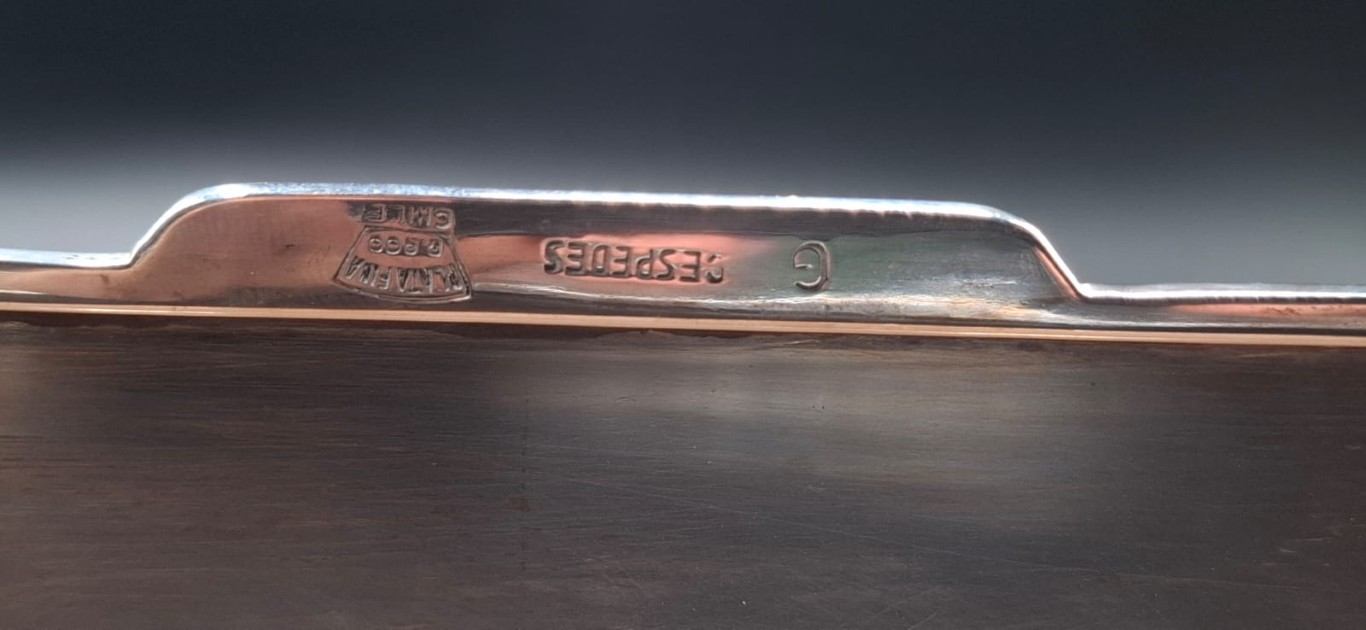 LOT 7 (33164) Est R2000 to R4000 – A Late 20th Century Chilean Silver Republica de Chile Presentation Cigar Box - Image 2