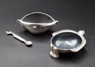 LOT 69 (32979) Est R300 to R600 - A Carrol Boyes Cast Aluminium Open Salt